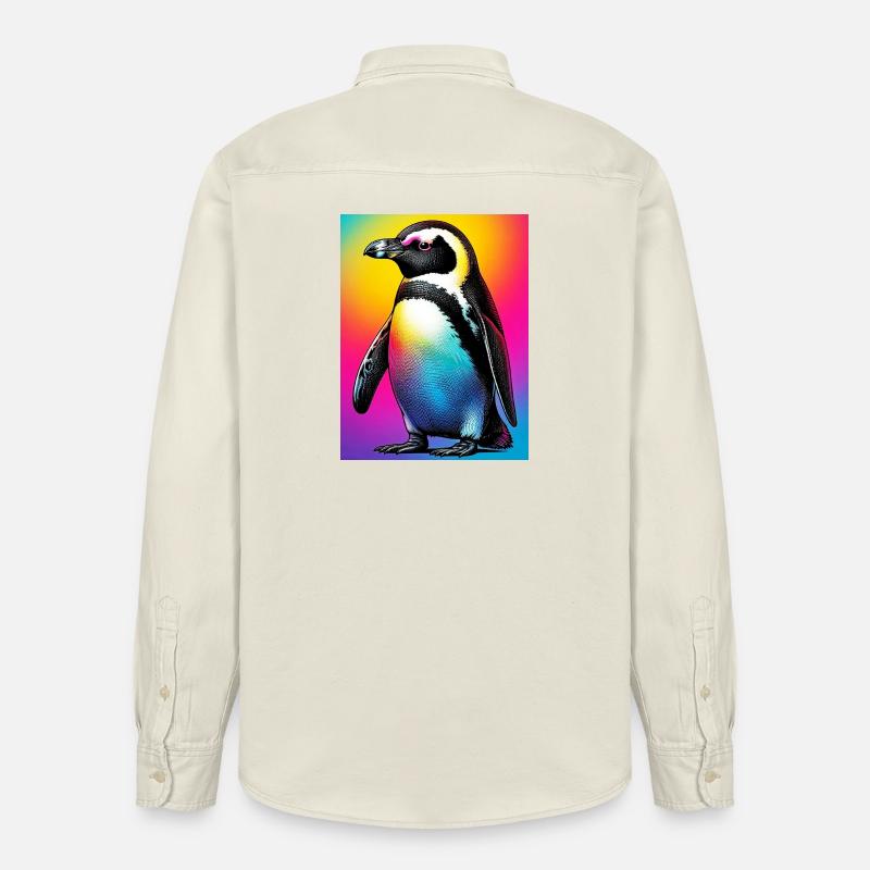 pingouin - Chemise unisexe coupe décontractée bio Stanley/Stella - écru doux