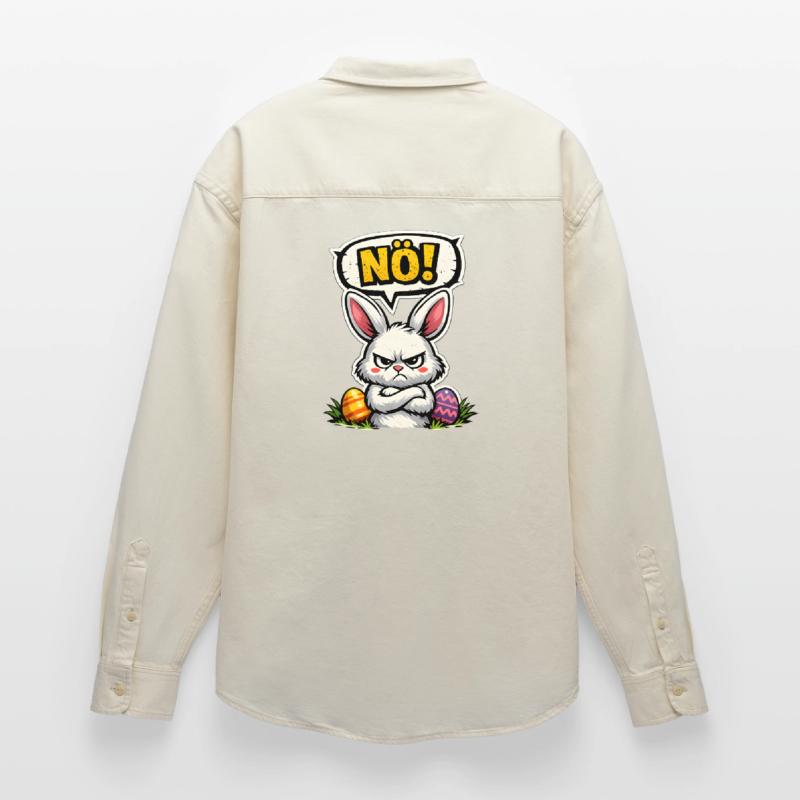 Lower Austrian Bunny Comic Easter Gift Relaxed Fit Unisex Organic Shirt by Stanley/Stella