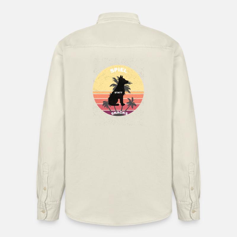 Retro - Relaxed Fit Unisex Organic Hemd von Stanley/Stella - Natur