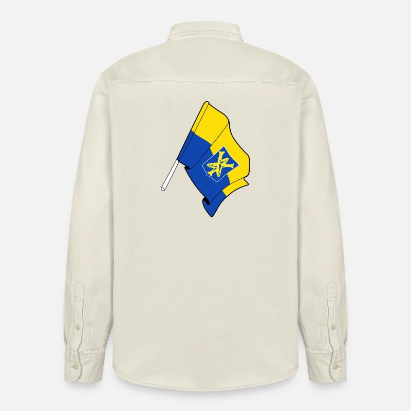 Fier de Zandvoort - Chemise unisexe coupe décontractée bio Stanley/Stella - écru doux