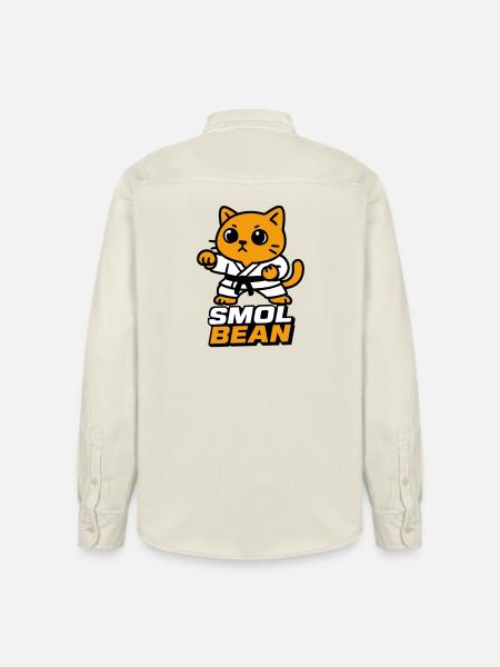 Katzenkämpfer im Dojo - Relaxed Fit Unisex Organic Hemd von Stanley/Stella - Natur