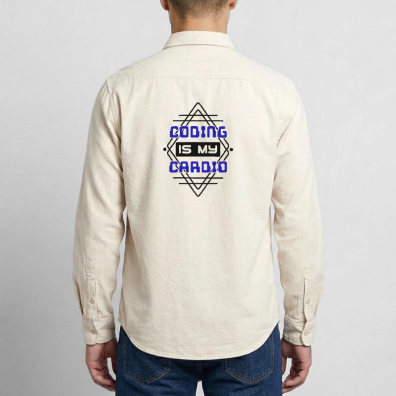 Cooler Spruch Developer Coden Programmierer Code Relaxed Fit Unisex Organic Hemd von Stanley/Stella