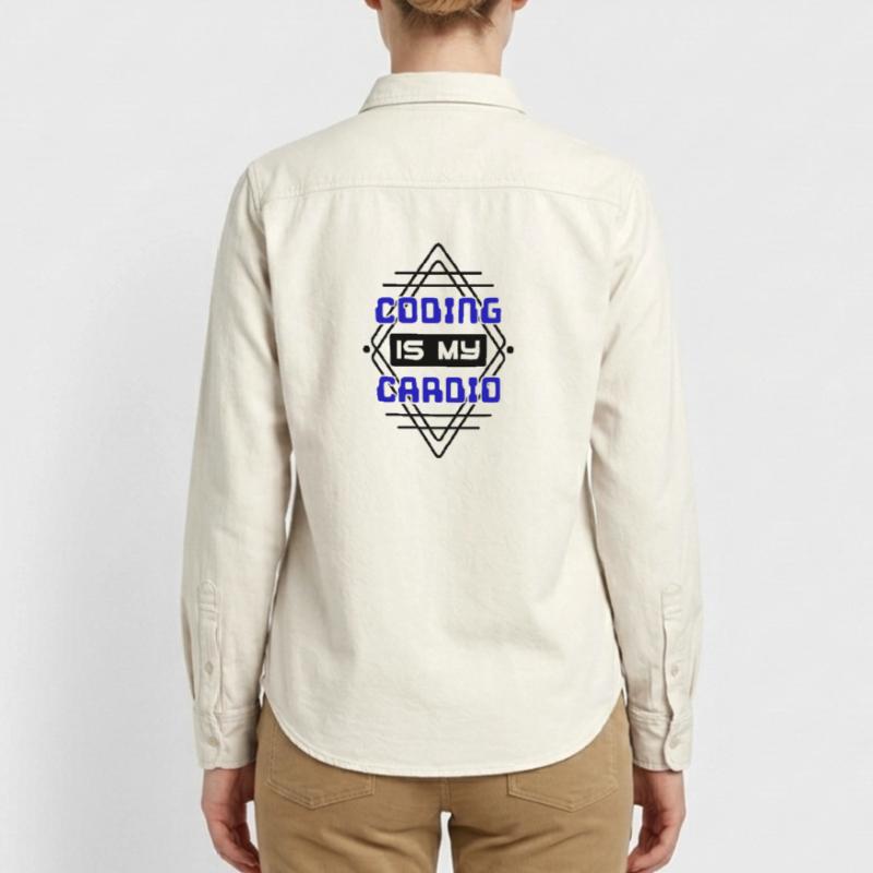 Cooler Spruch Developer Coden Programmierer Code Relaxed Fit Unisex Organic Hemd von Stanley/Stella