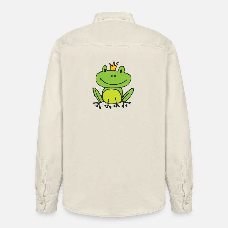 Frosch oder Prinz? - Relaxed Fit Unisex Organic Hemd von Stanley/Stella - Natur