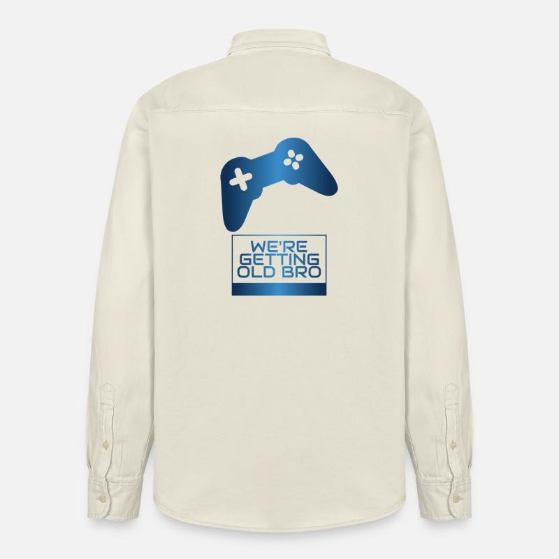 Wir werden älter, Bruder Manette - Relaxed Fit Unisex Organic Hemd von Stanley/Stella - Natur