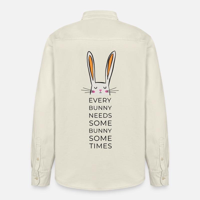 every bunny needs some bunny - Relaxed Fit Unisex Organic Hemd von Stanley/Stella - Natur