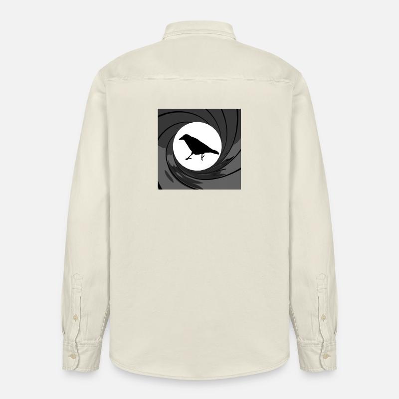 Bond crow - Relaxed Fit Unisex Organic Hemd von Stanley/Stella - Natur