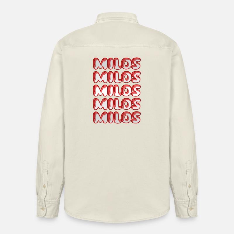Cadeau pour Milos - Chemise unisexe coupe décontractée bio Stanley/Stella - écru doux