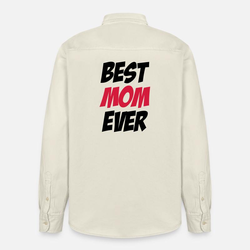 Best Mom Ever - Relaxed Fit Unisex Organic Hemd von Stanley/Stella - Natur