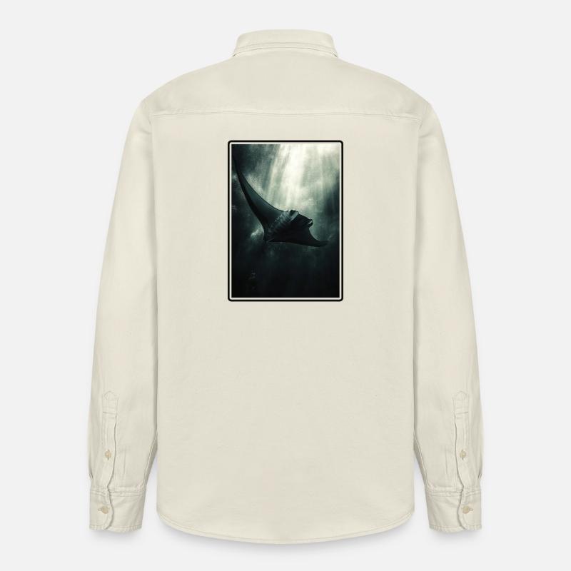 Rochen Mantarochen - Relaxed Fit Unisex Organic Hemd von Stanley/Stella - Natur