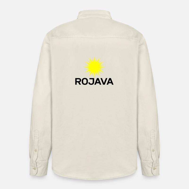 Rojava - Relaxed Fit Unisex Organic Hemd von Stanley/Stella - Natur