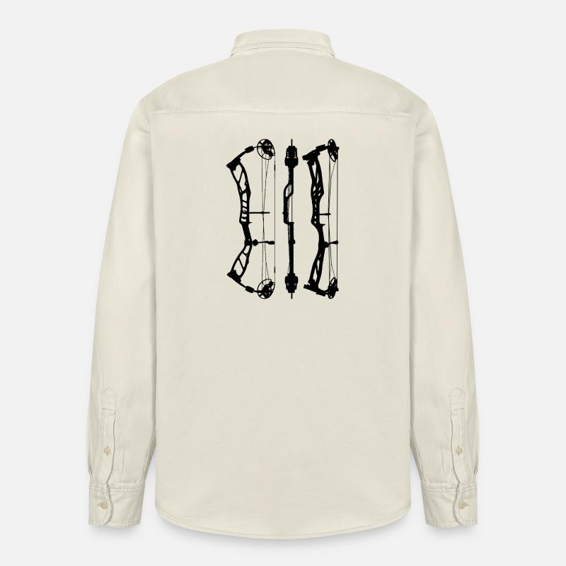 EliteBasin_Plan - Chemise unisexe coupe décontractée bio Stanley/Stella - écru doux