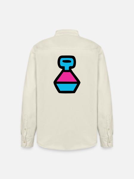 Retro Water Bottle 90s Pop Art - Relaxed Fit Unisex Organic Shirt by Stanley/Stella - soft Ecru