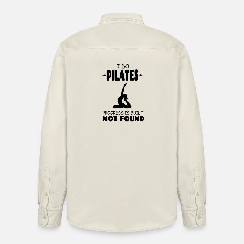 Je fais du Pilates - Chemise unisexe coupe décontractée bio Stanley/Stella - écru doux