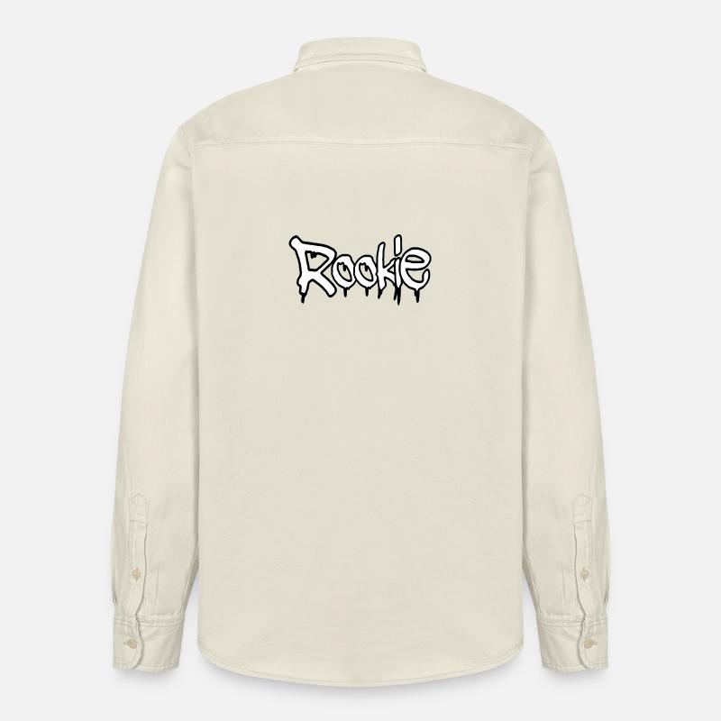 Graffiti-Stil Anfänger-Textdesign - Relaxed Fit Unisex Organic Hemd von Stanley/Stella - Natur