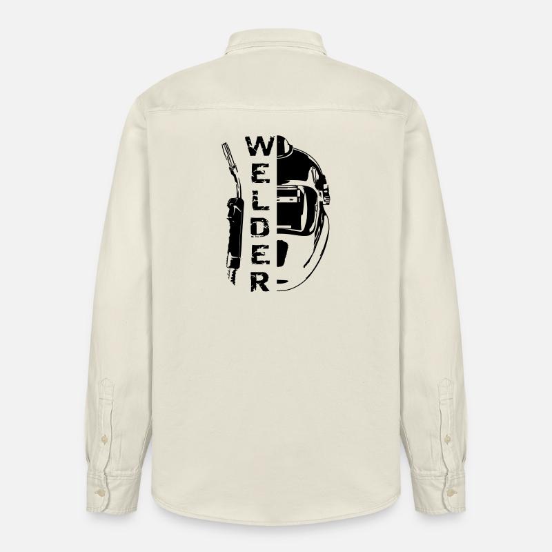 Welding Welder - Relaxed Fit Unisex Organic Hemd von Stanley/Stella - Natur