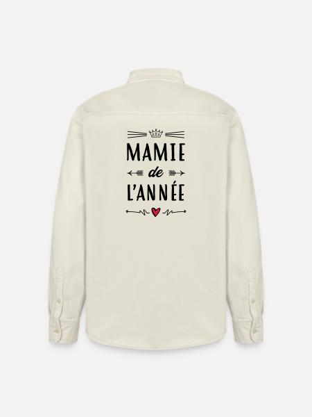 Großmütter / Oma / Mami / Großmutter / Mamy - Relaxed Fit Unisex Organic Hemd von Stanley/Stella - Natur