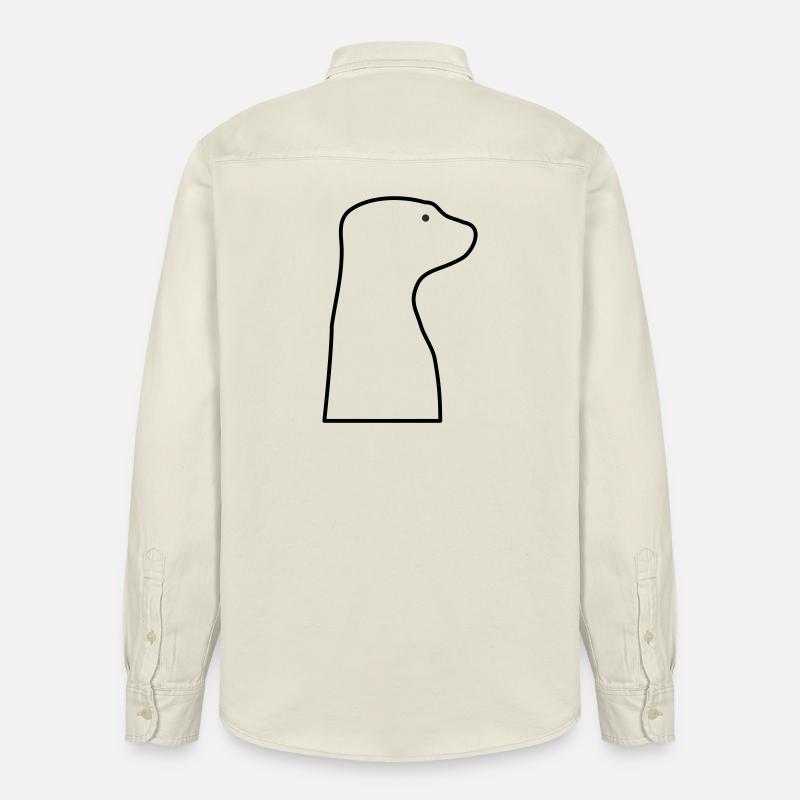 Suricate - Chemise unisexe coupe décontractée bio Stanley/Stella - écru doux