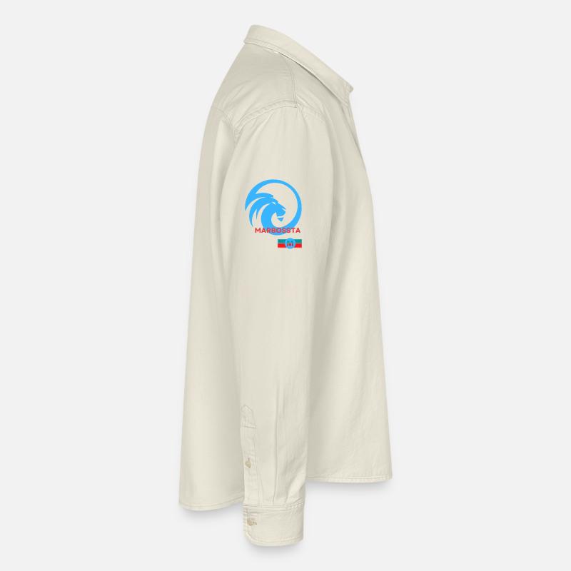 LOGO LÖWE MARBOSSTA - Relaxed Fit Unisex Organic Hemd von Stanley/Stella - Natur