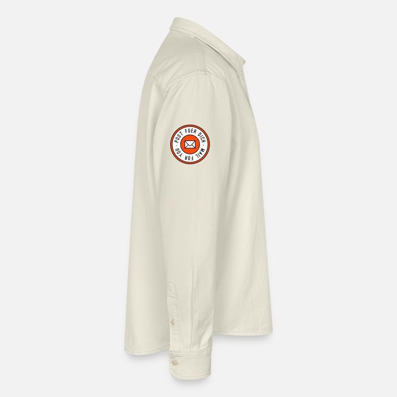 Mail pour vous tricolore Chemise unisexe coupe décontractée bio Stanley/Stella