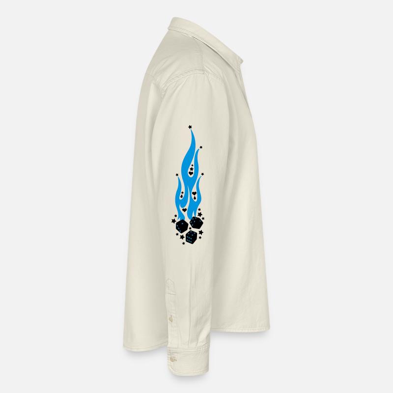 flammen Relaxed Fit Unisex Organic Hemd von Stanley/Stella