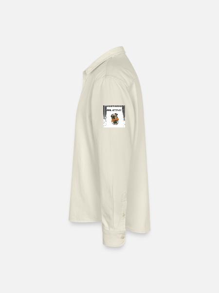 Dog - Relaxed Fit Unisex Organic Shirt by Stanley/Stella - soft Ecru