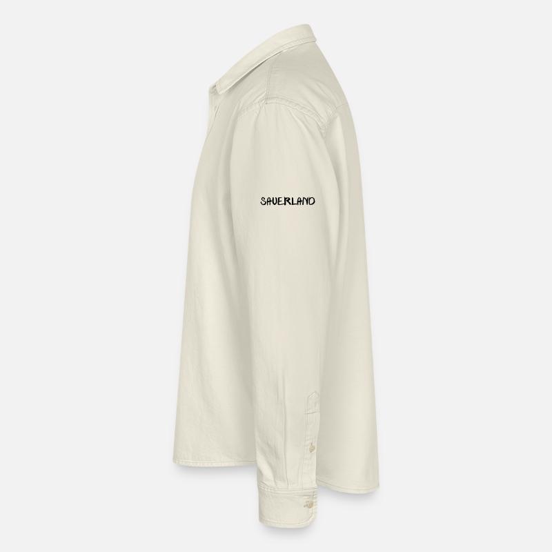 echt.SAUERLAND pur schwatt 2 - Relaxed Fit Unisex Organic Hemd von Stanley/Stella - Natur