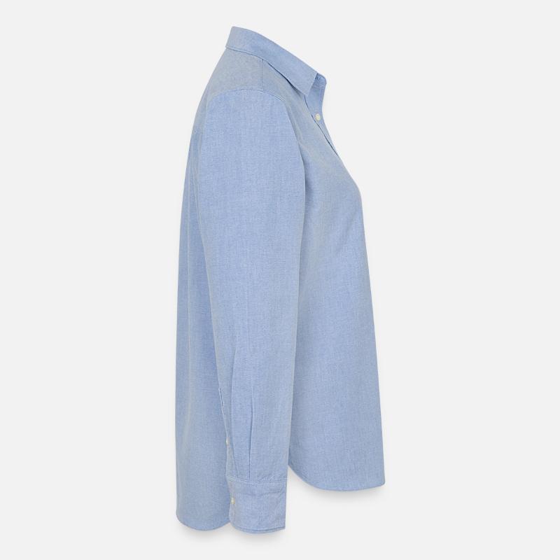 Panda in the bamboo forest Women's Oxford Shirt