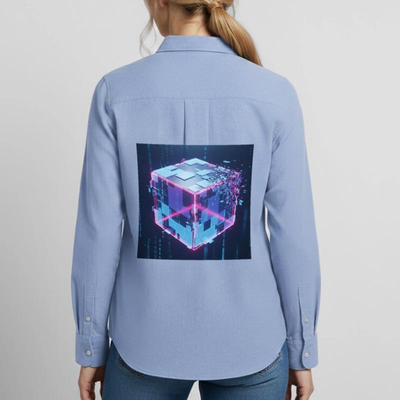 Digital Cube Technology Digital Cube Tech Women's Oxford Shirt