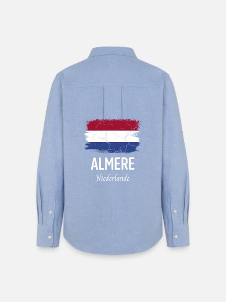 Almere - Frauen Oxford Hemd - Carolina Blue