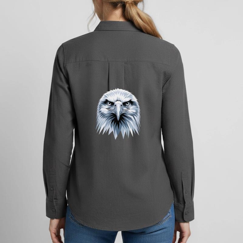 Eagle Bald Eagle Golden Eagle White-tailed Eagle Women's Oxford Shirt