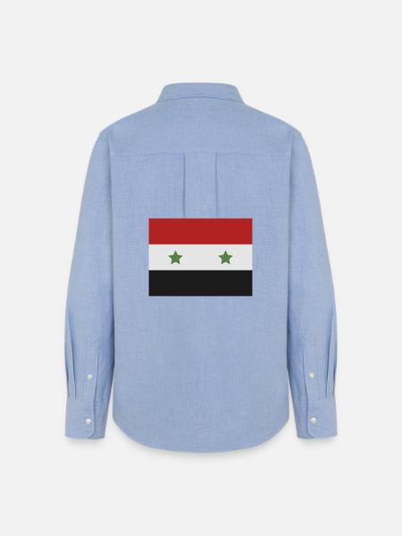 Syrische Flagge - Frauen Oxford Hemd - Carolina Blue