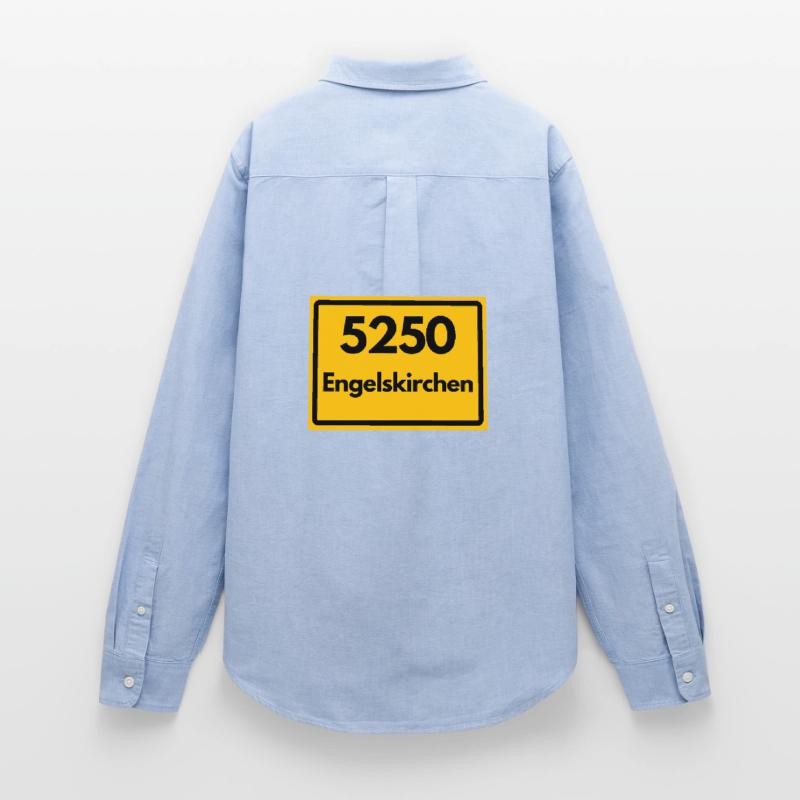 OLD POSTCODE POSTCODE RETRO 5250 ENGELSKIRCHEN Women's Oxford Shirt