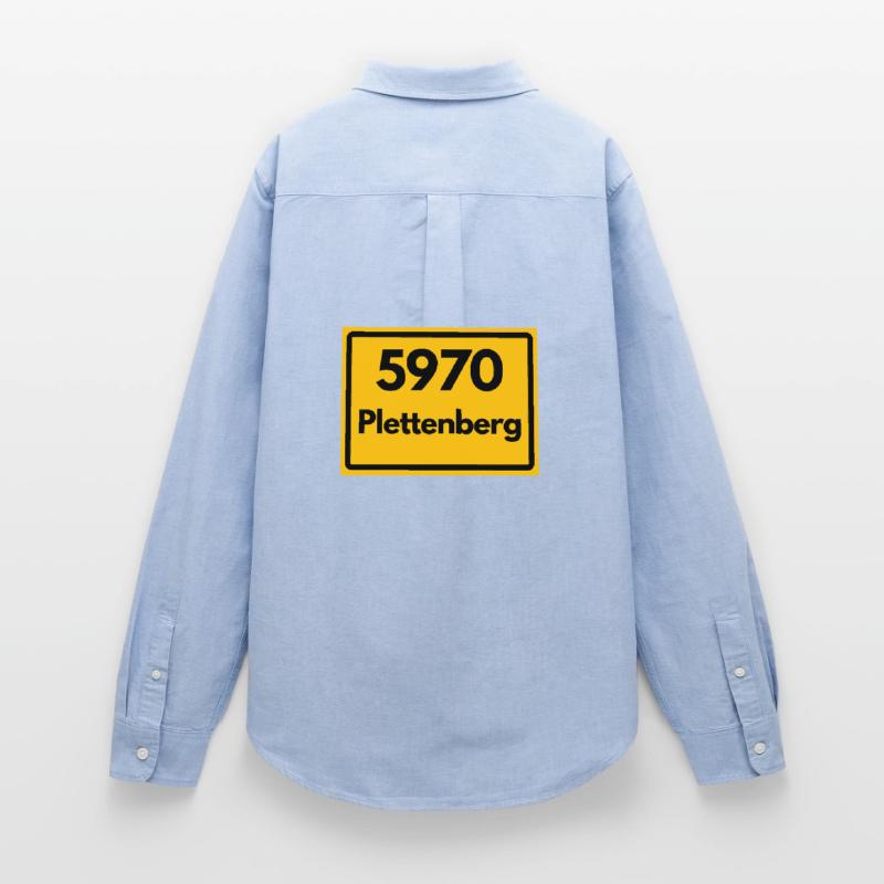 OLD POSTCODE POSTCODE RETRO 5970 PLETTENBERG Women's Oxford Shirt