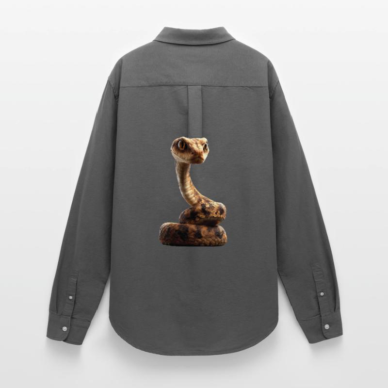 snake, python, cobra, rattlesnake, snakes Women's Oxford Shirt