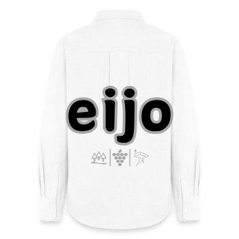 Eijo - Frauen Oxford Hemd - Weiß - Hinten - AI Model Female 172 light (172cm)