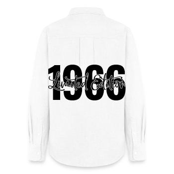 Limited edition 1966 - Frauen Oxford Hemd - Weiß - Hinten - AI Model Female 172 light (172cm)