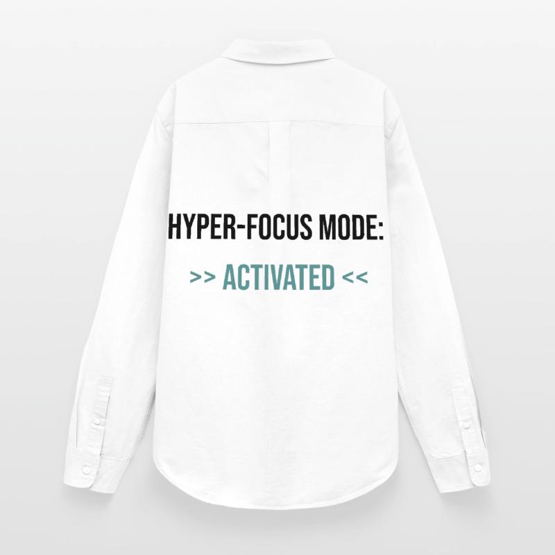 Mode Hyper-Focus : Activé - Déclaration Chemise Oxford Femme