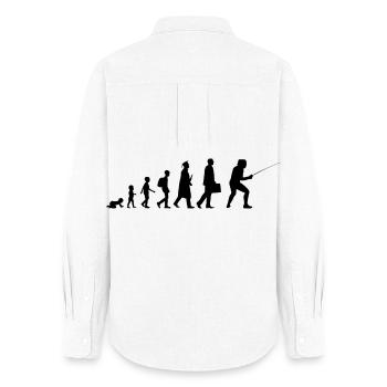 Development of fencing - Women's Oxford Shirt - white - Back - AI Model Female 172 light (172cm)