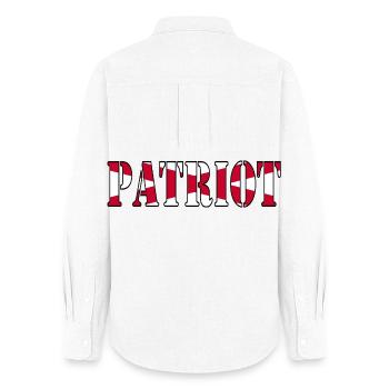 Northern Ireland Patriot - Women's Oxford Shirt - white - Back - AI Model Female 172 light (172cm)