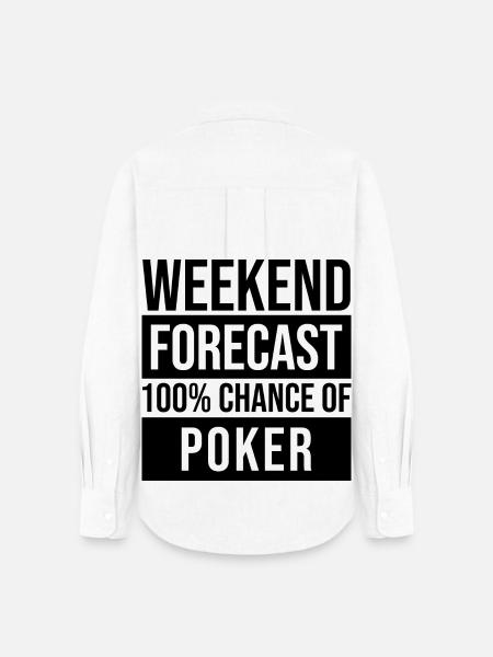Poker Poker Poker - Frauen Oxford Hemd - Weiß