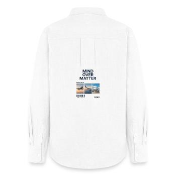 Mind Over Matter: Edinburgh Triptych - Chemise Oxford Femme - blanc - Dos - AI Model Female 172 light (172cm)