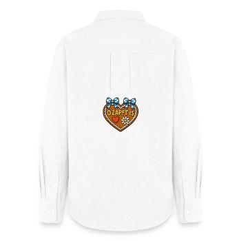 O ZAPFT IS - Women's Oxford Shirt - white - Back - AI Model Female 172 light (172cm)