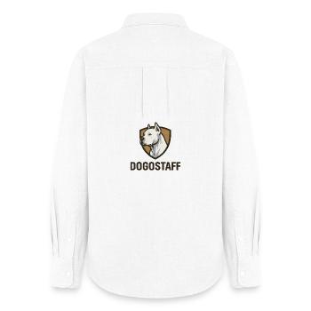 Dogostaff Berlin Duo - Chemise Oxford Femme - blanc - Dos - AI Model Female 172 light (172cm)