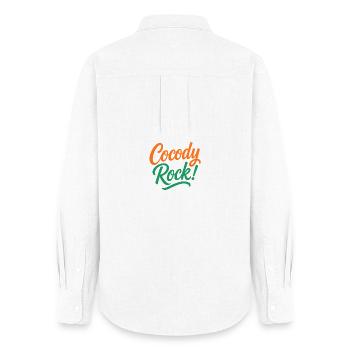 Cocody Rock - Chemise Oxford Femme - blanc - Dos - AI Model Female 172 light (172cm)