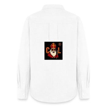 Sinterklaas with sunglasses - Women's Oxford Shirt - white - Back - AI Model Female 172 light (172cm)