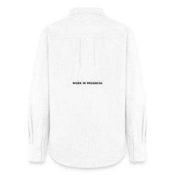 Work in progress - Women's Oxford Shirt - white - Back - AI Model Female 172 light (172cm)