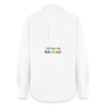 I'm a schoolchild! - Women's Oxford Shirt - white - Back - AI Model Female 172 light (172cm)