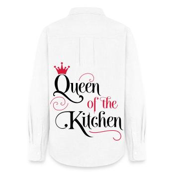 Cook - Women's Oxford Shirt - white - Back - AI Model Female 172 light (172cm)