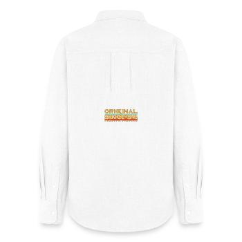 Original Since 94 Retro Logo - Women's Oxford Shirt - white - Back - AI Model Female 172 light (172cm)